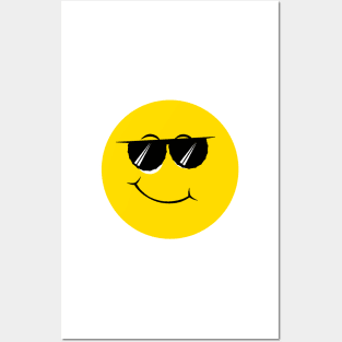 Emoji - Cool face Posters and Art